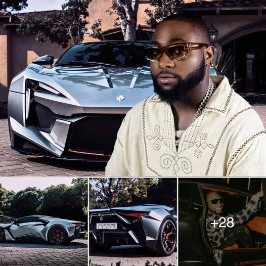 Davido’s Lavish Purchase of the Phenomenal Fenyr SuperSport Leaves Everyone Envious.